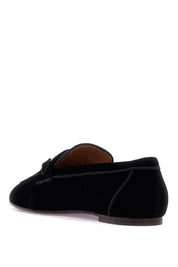 Tod's Velvet Loafers For   Black