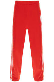 Ami Alexandre Matiussi Track Pants With Side Bands   Red