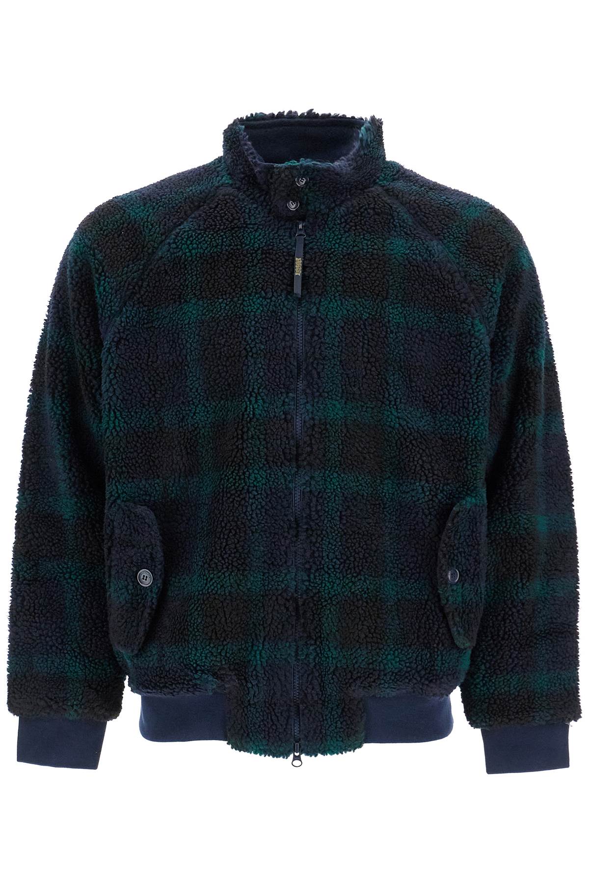 Baracuta Curly Fleece G9 Jacket In   Blue