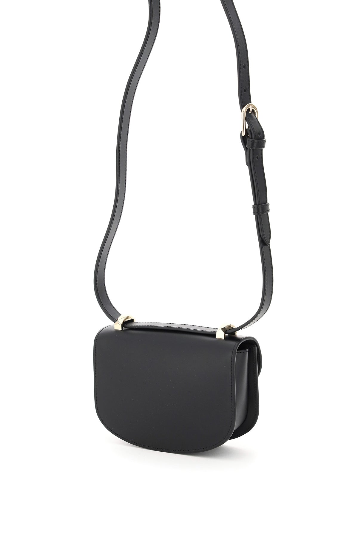 A.P.C. Genève Mini Crossbody Bag   Black