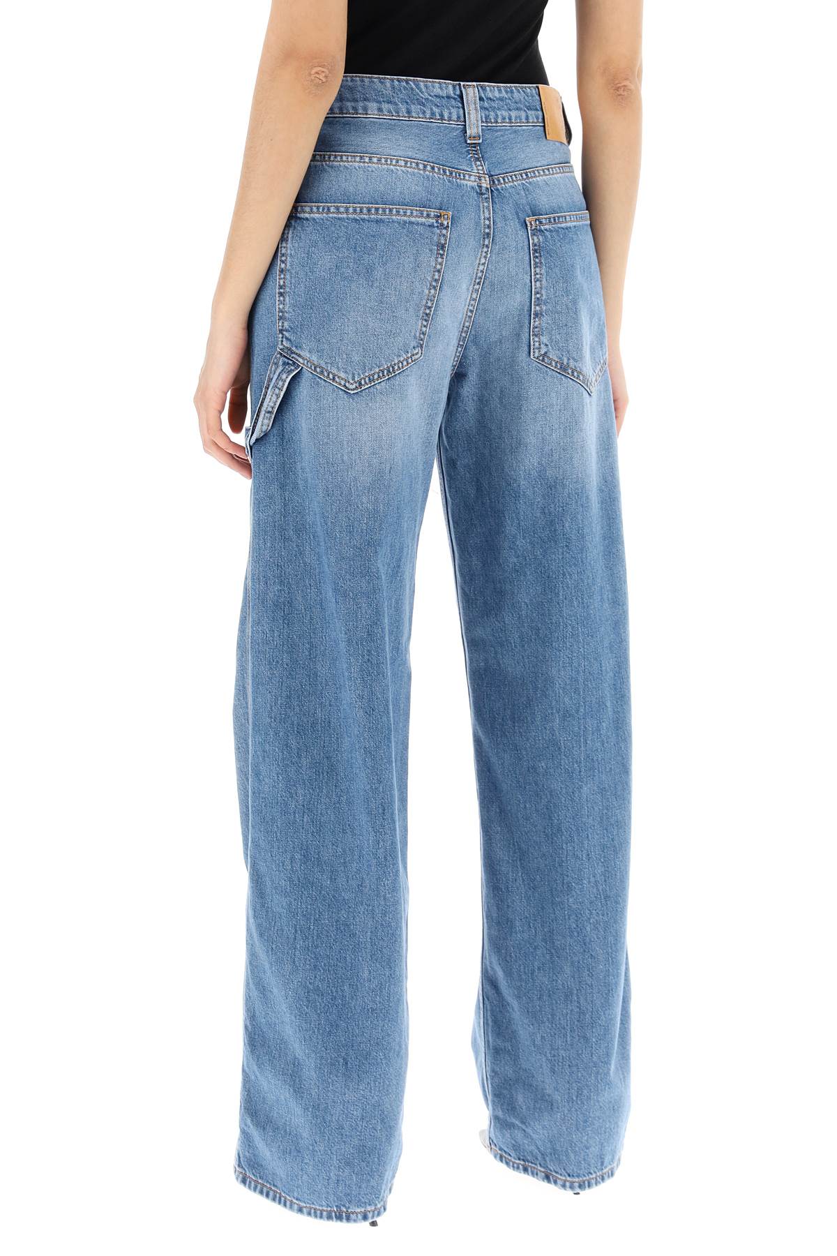 Haikure Winona Wide Leg Jeans   Blue