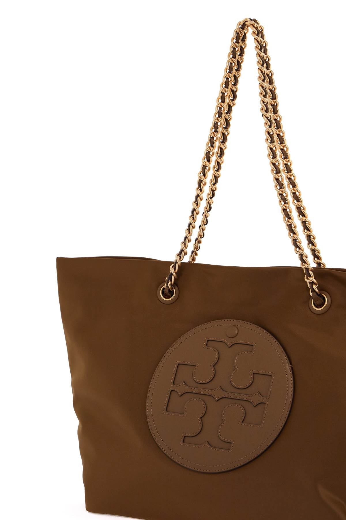 Tory Burch Ella Shopping Bag   Brown