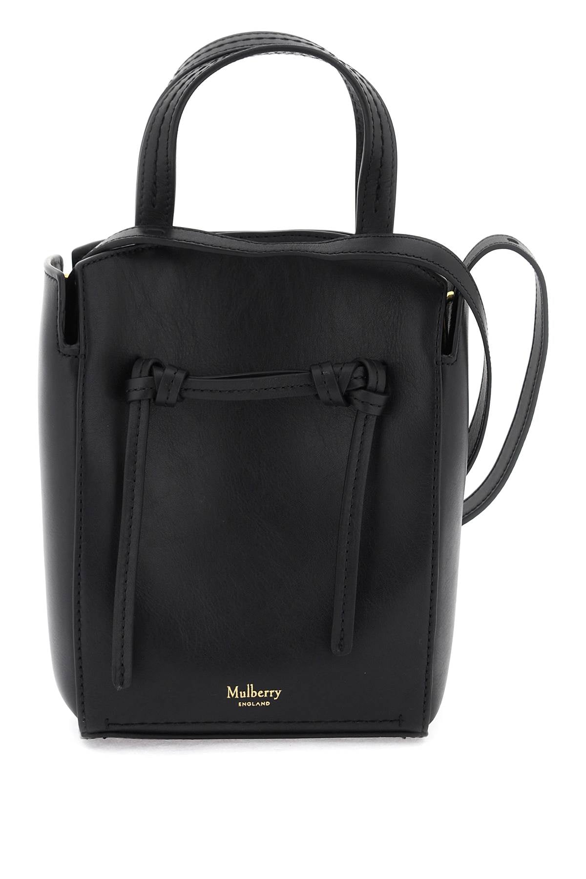 Mulberry Mini Clovelly Tote Bag   Black