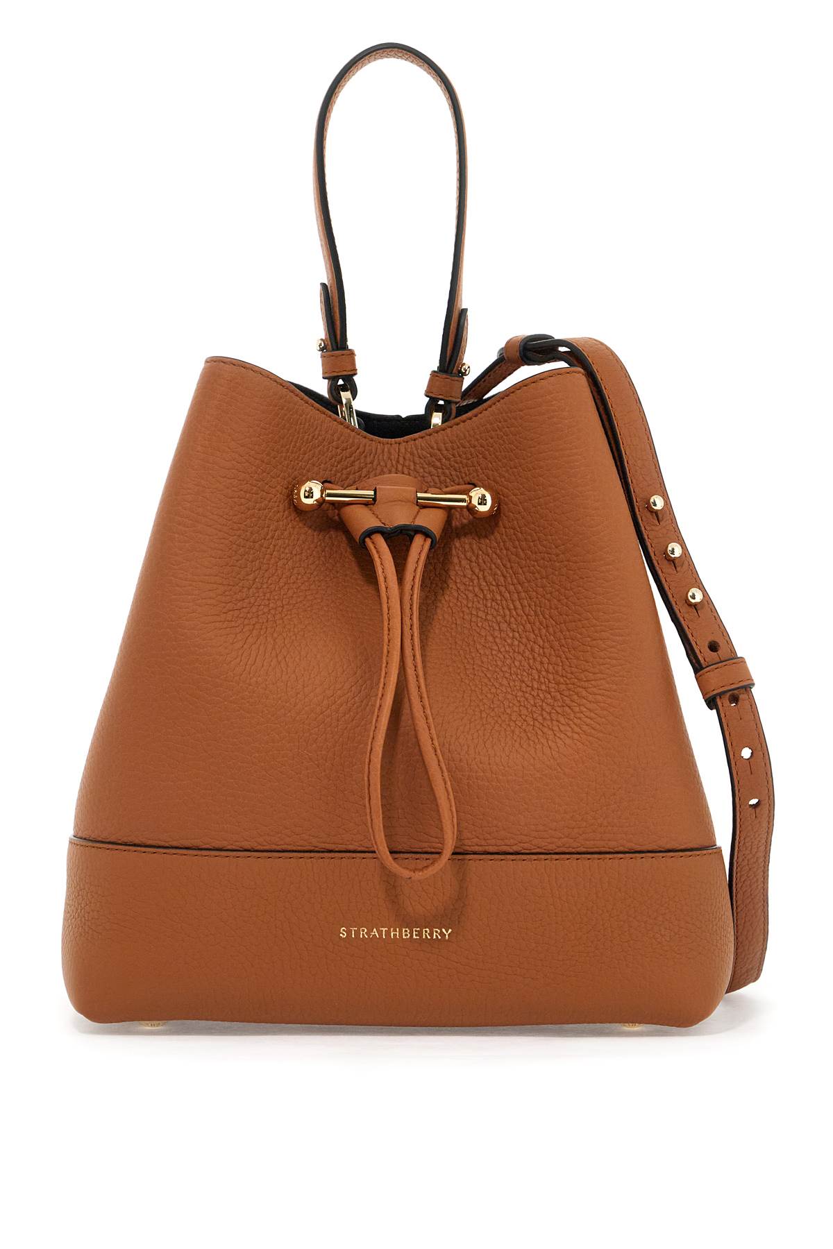 Strathberry Osette Bucket Bag   Brown