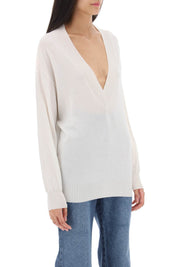 Tom Ford Sweater In Cashmere And Silk   White