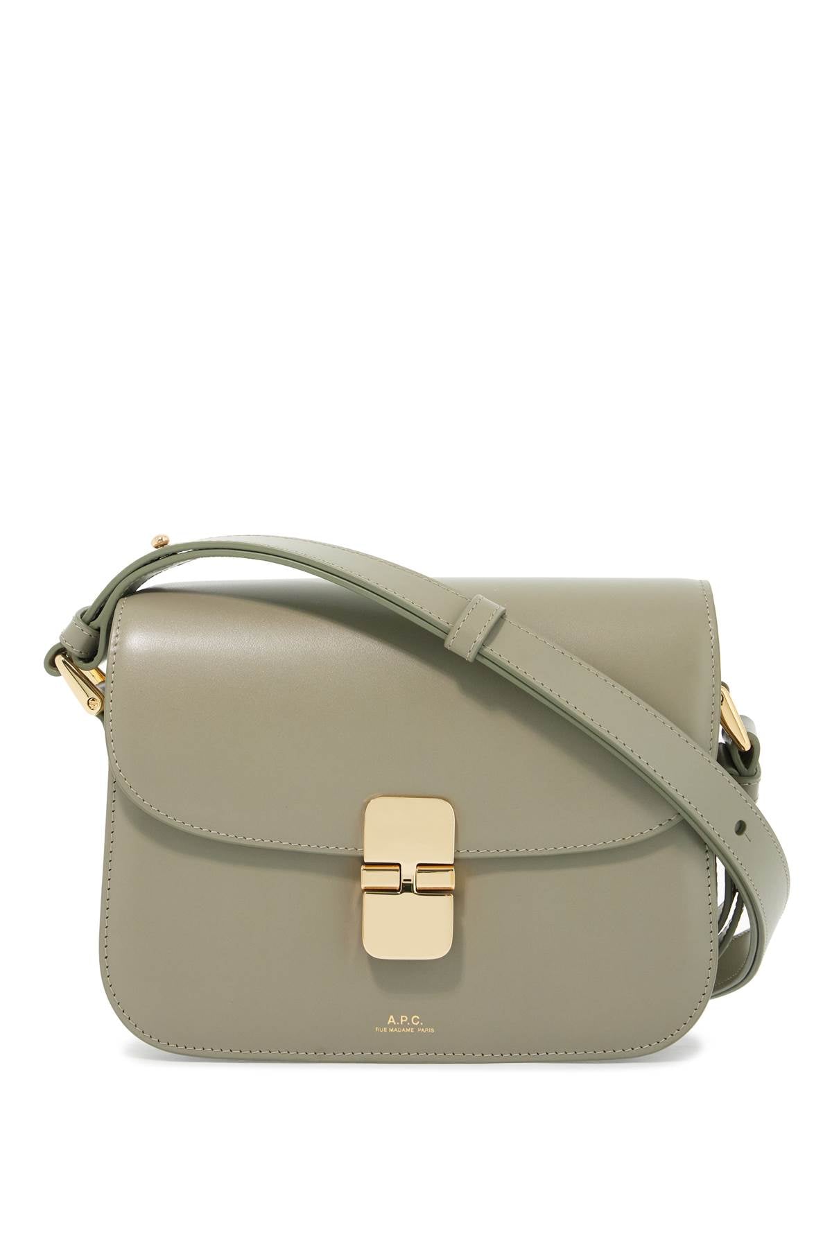 A.P.C. Grace Small Shoulder Bag   Green