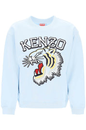 Kenzo Tiger Varsity Crew Neck Sweatshirt   Light Blue