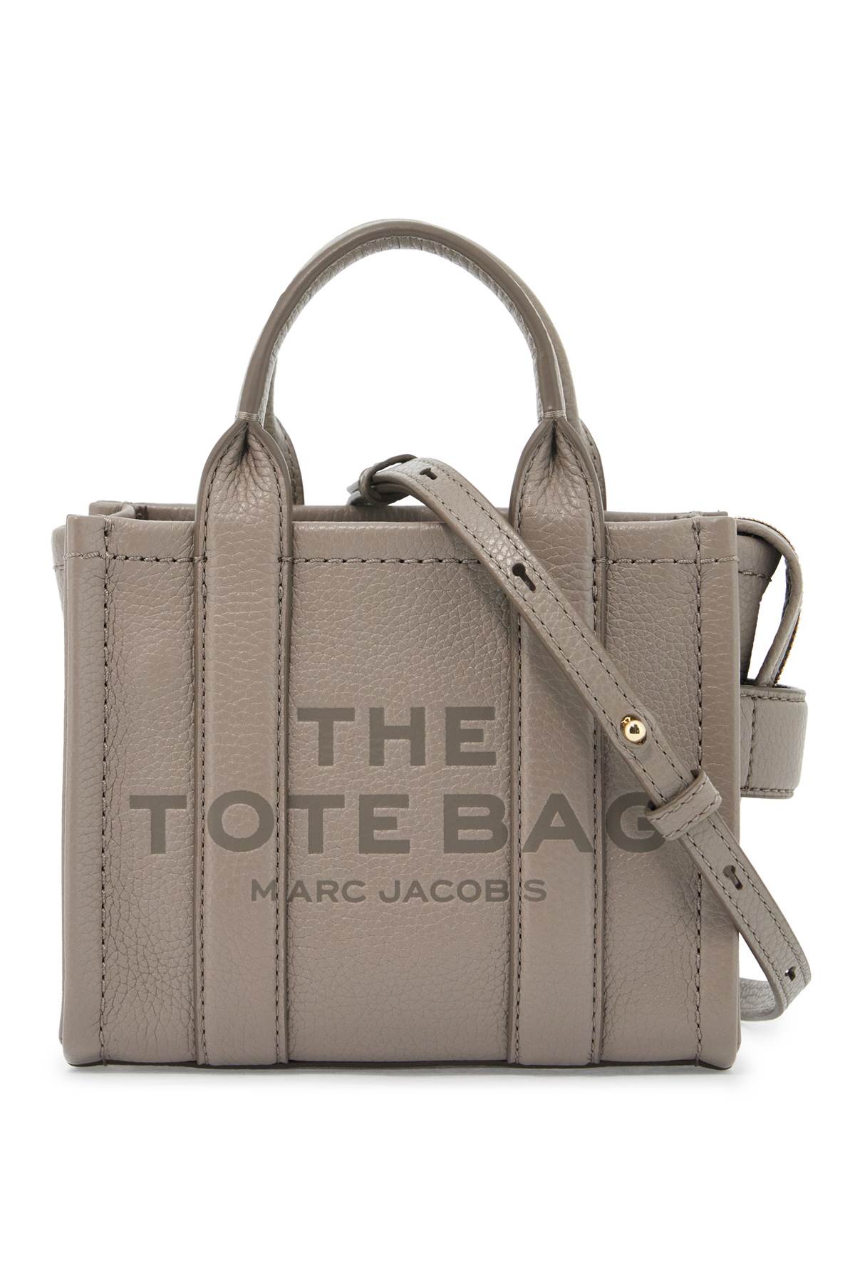 Marc Jacobs The Leather Mini Tote Bag   Neutral