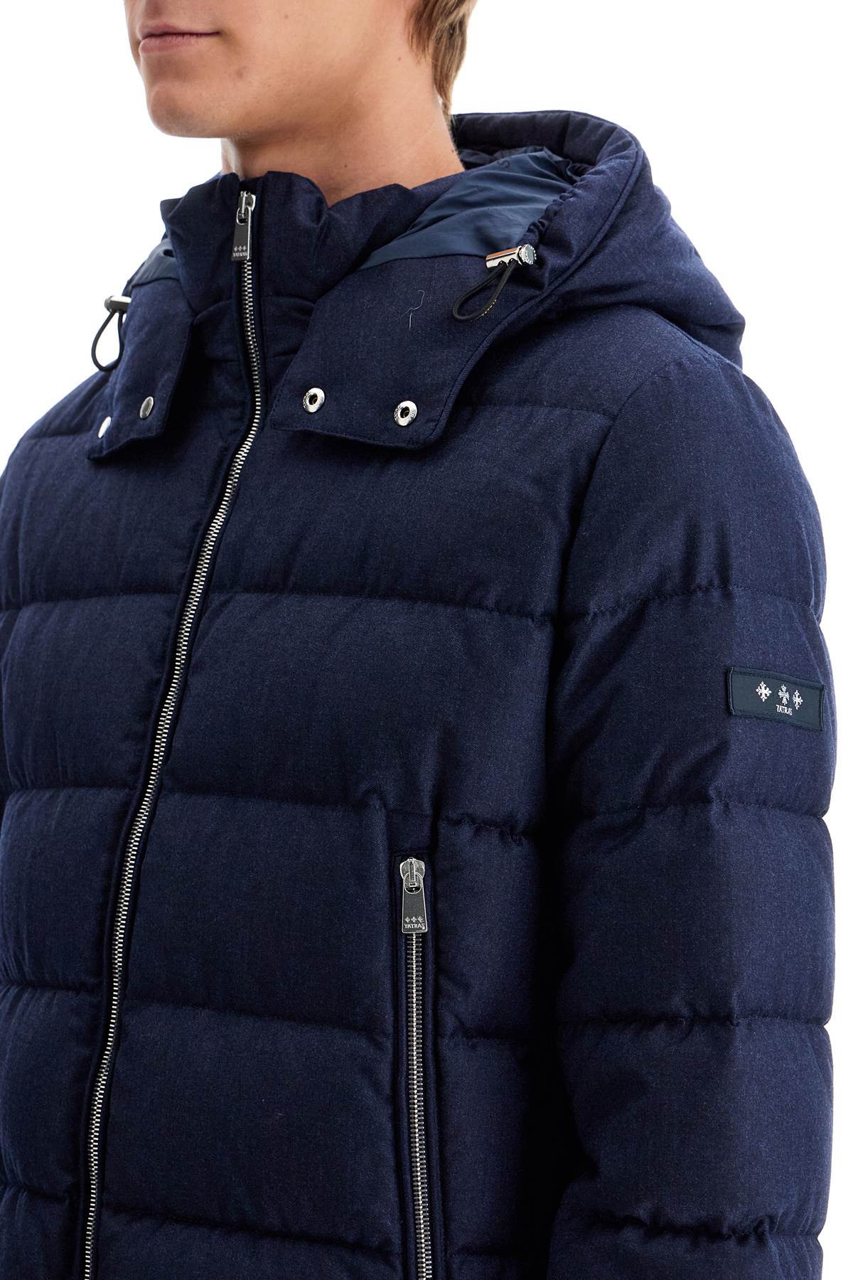 Tatras Short Wool Down Jacket   Blue