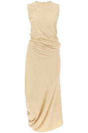 Lemaire Twisted Midi Dress   Beige