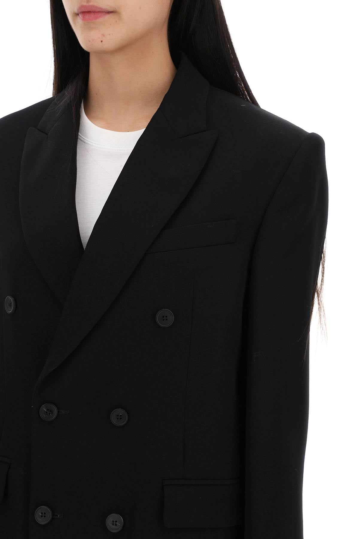 Wardrobe.Nyc Double Breasted Blazer   Black