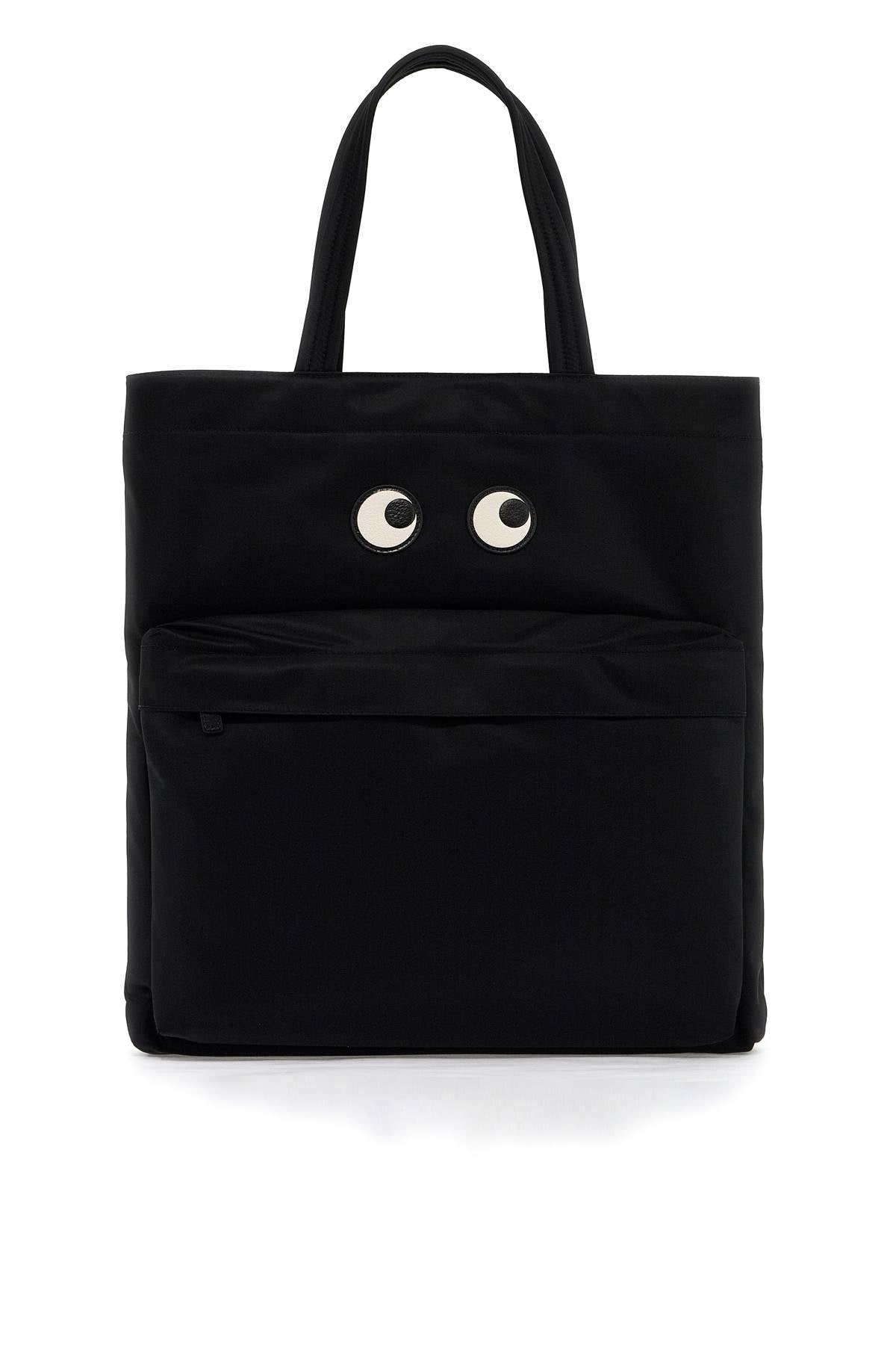 Anya Hindmarch Eyes Tote Bag   Black