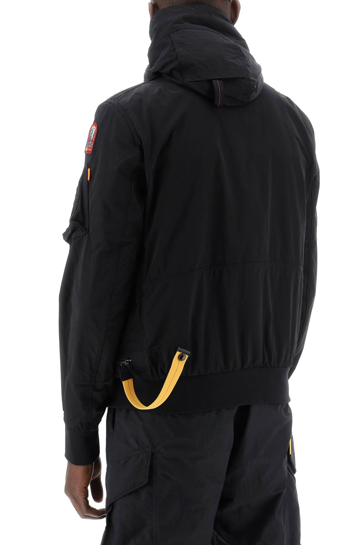 Parajumpers Gobi Hooded Bomber Jacket   Black