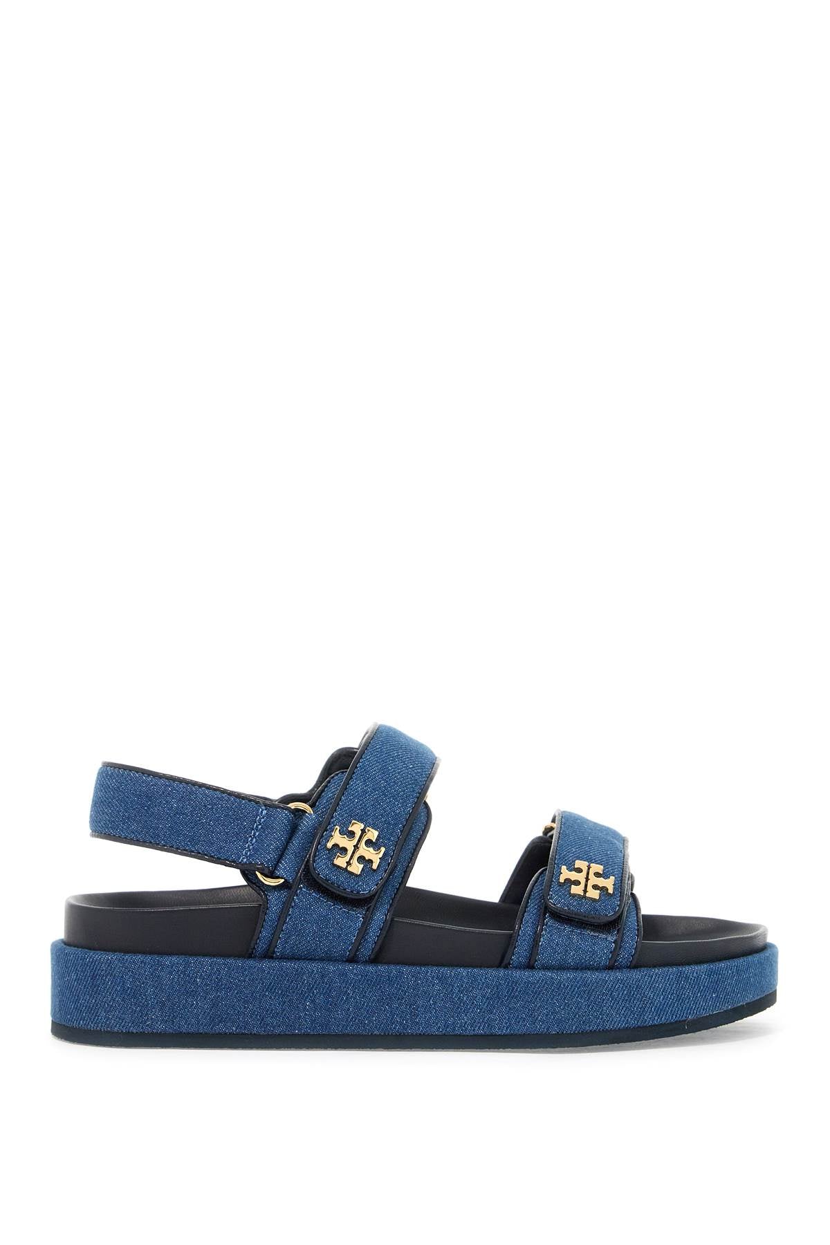 Tory Burch Denim Kira Sandals For   Blue