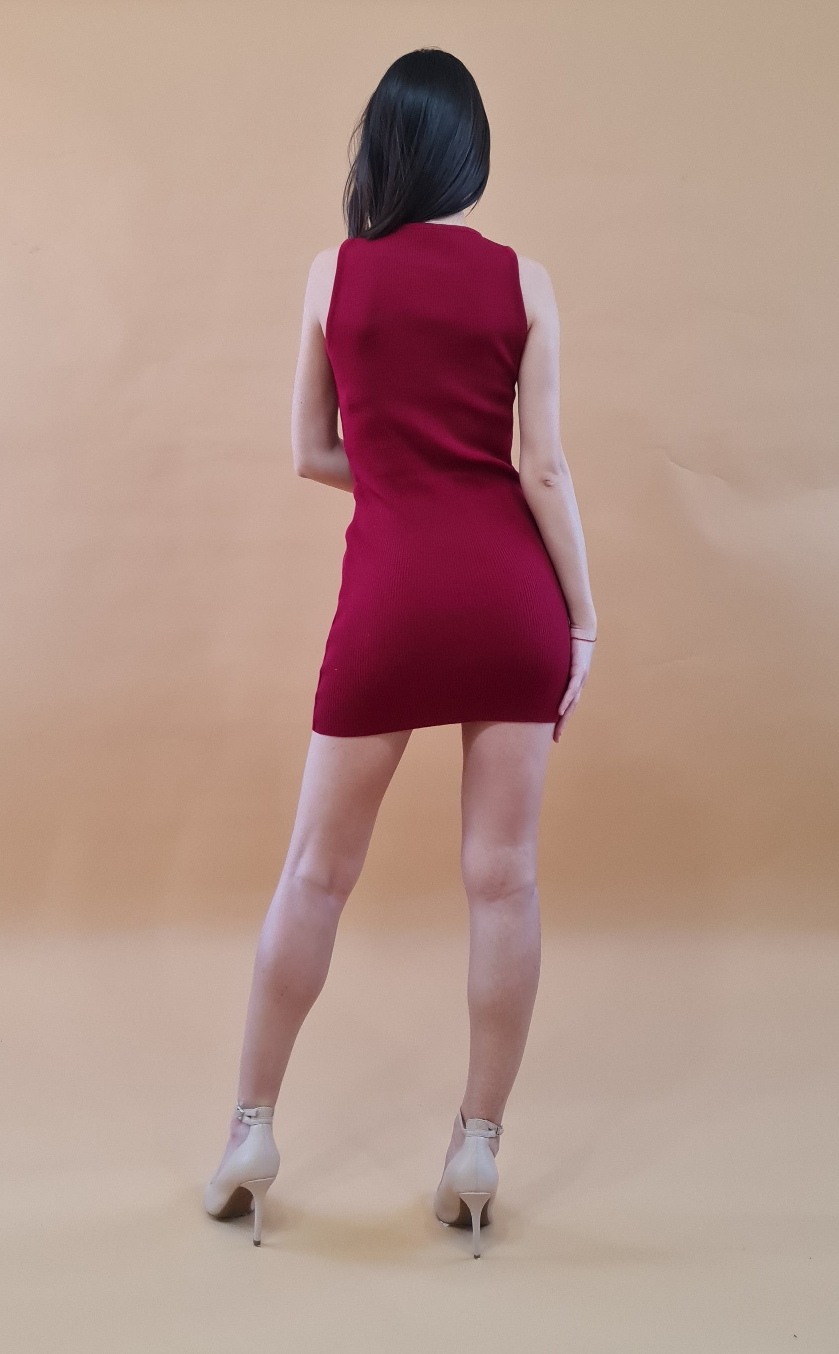 Silenzio Merino Ribbed Mini Dress