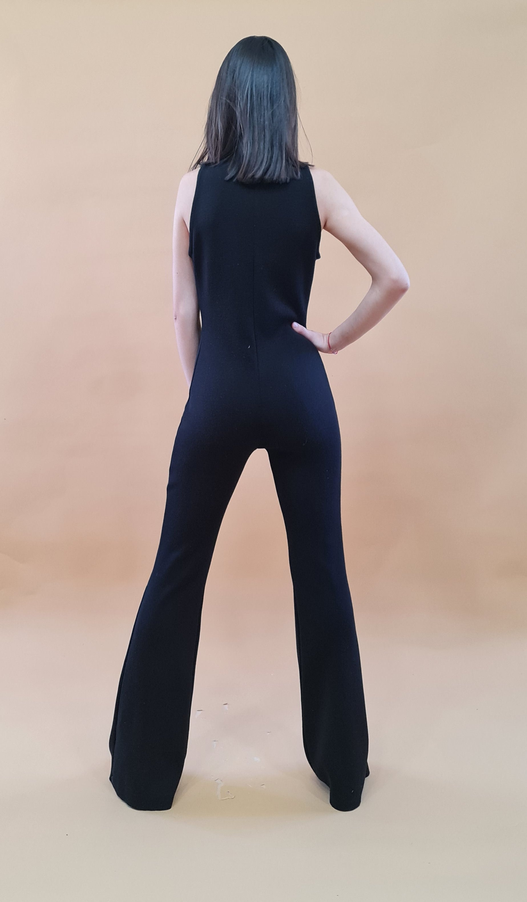 Silenzio Merino Wool Deep V Jumpsuit