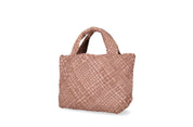 Plinio Visona' Vicenza Elegance Hand-Woven Calfskin Handbag