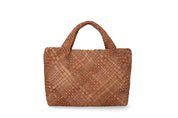 Plinio Vison脿 Italian Woven Calfskin Tote