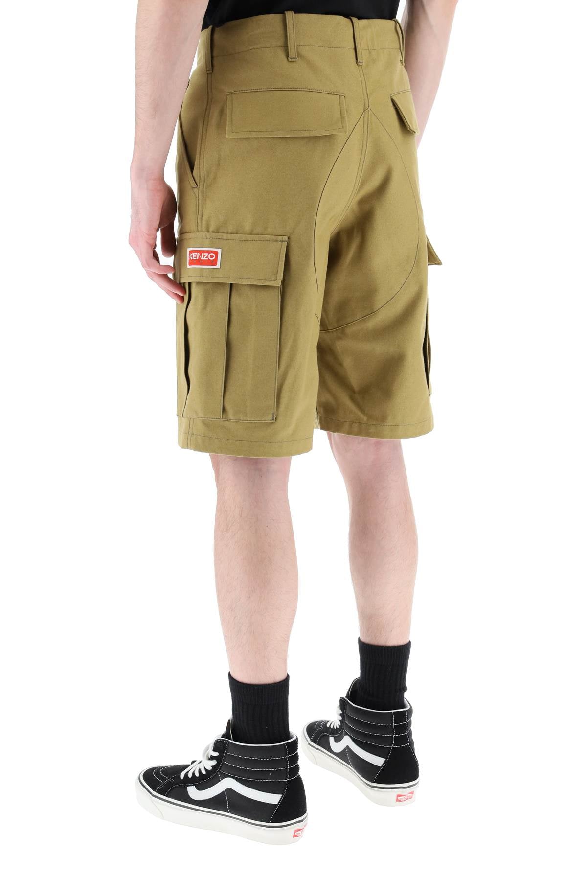 Kenzo Cargo Shorts   Khaki