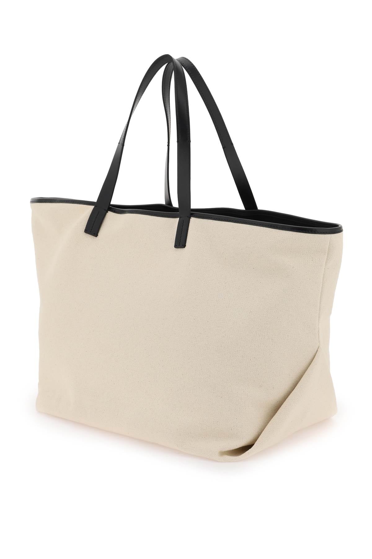 Palm Angels Canvas Tote Bag   White