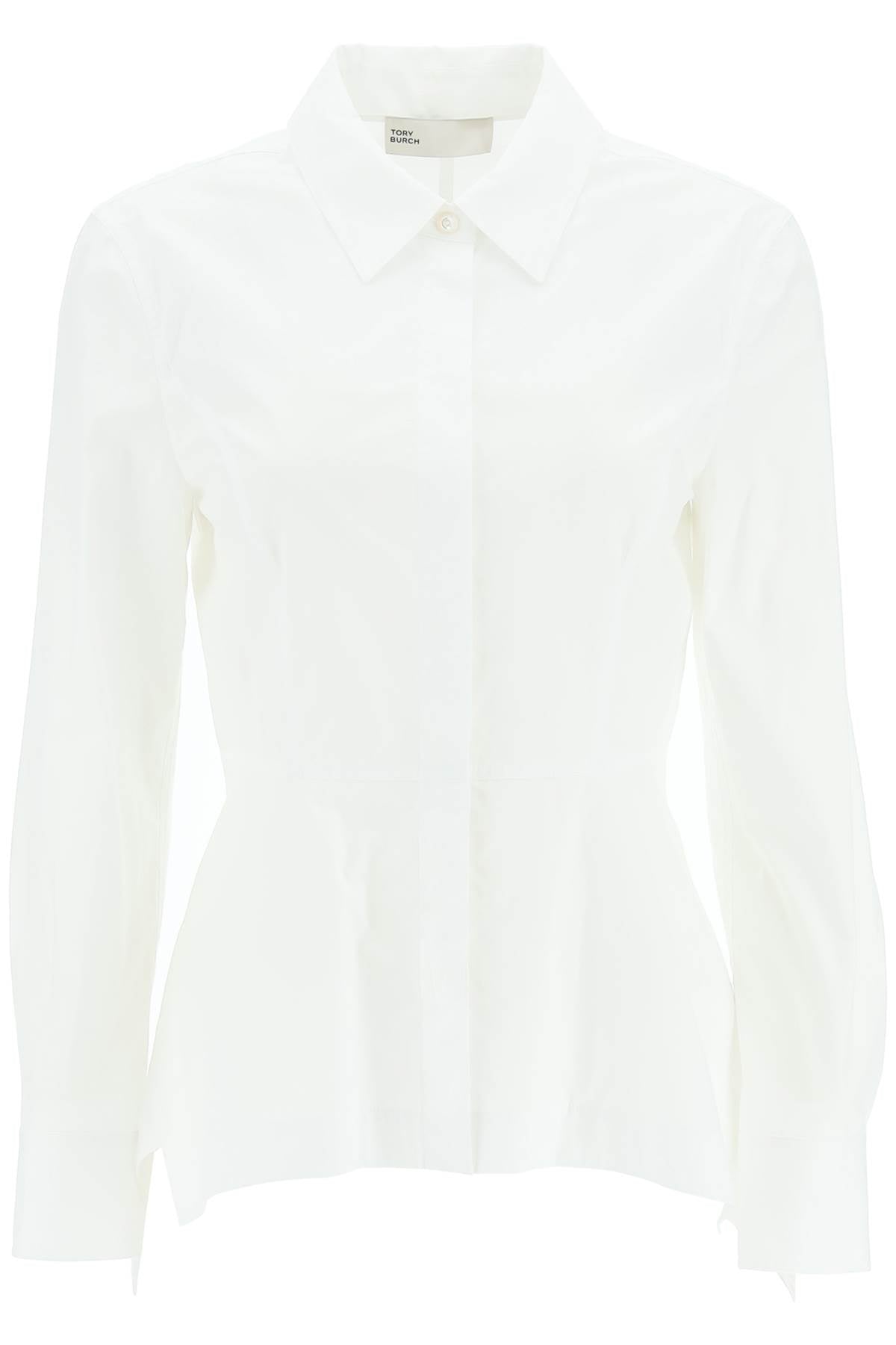 Tory Burch Cotton Poplin Shirt   White