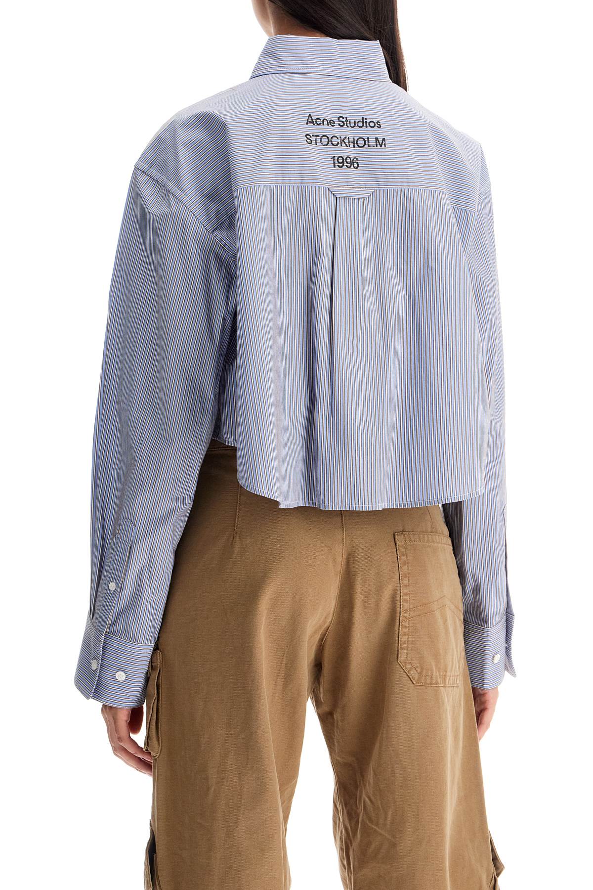 Acne Studios Short Boxy Shirt   Blue