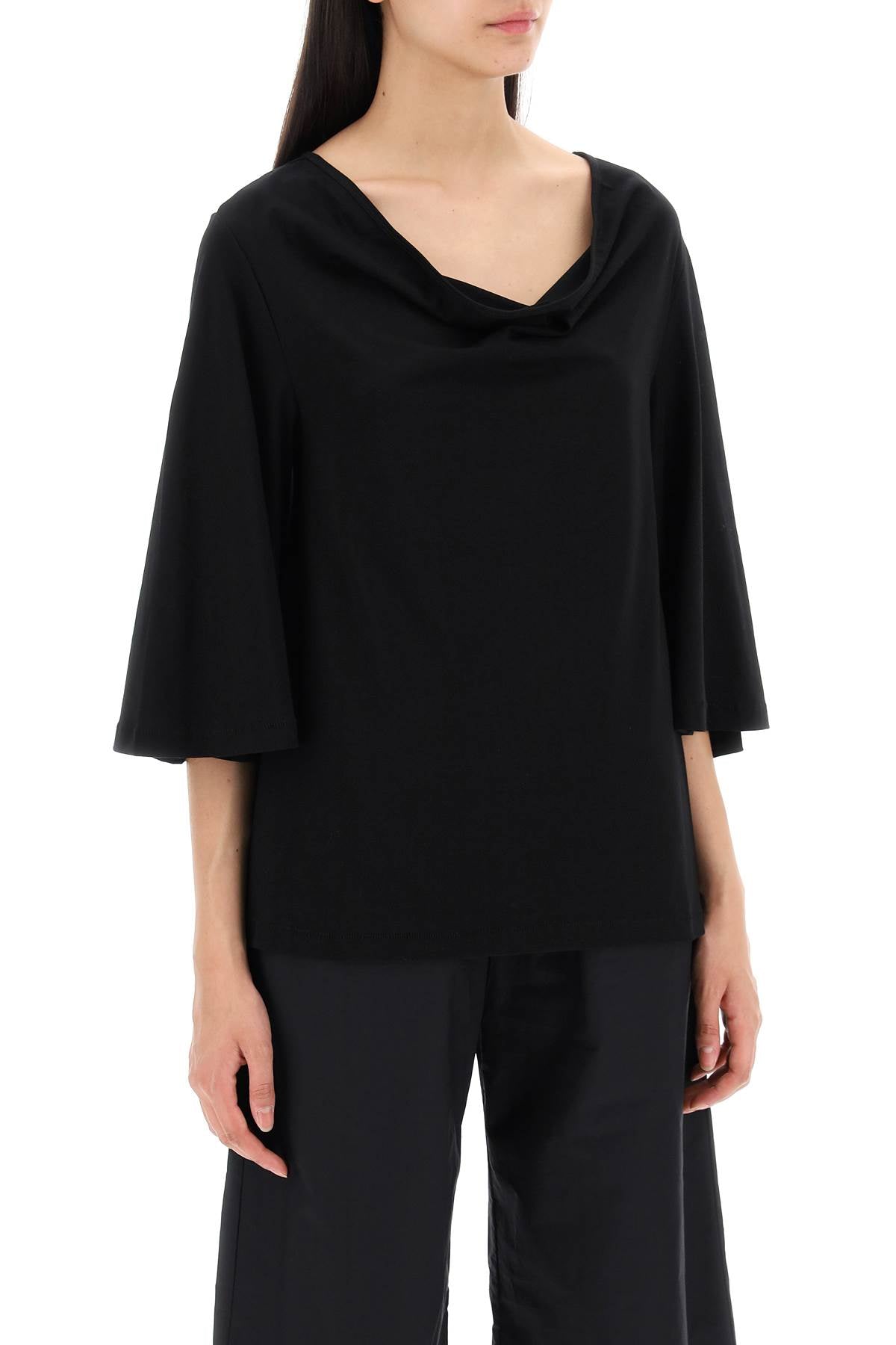 By Malene Birger Organic Cotton T Shirt   Black