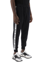 Dsquared2 Dan Joggers With Icon Bands   Black