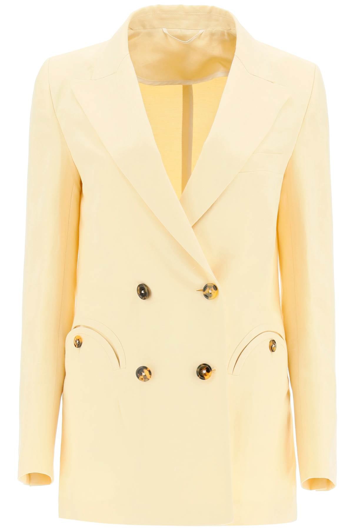 Blaze Milano Savannah Everyday Unlined Blazer   Neutral