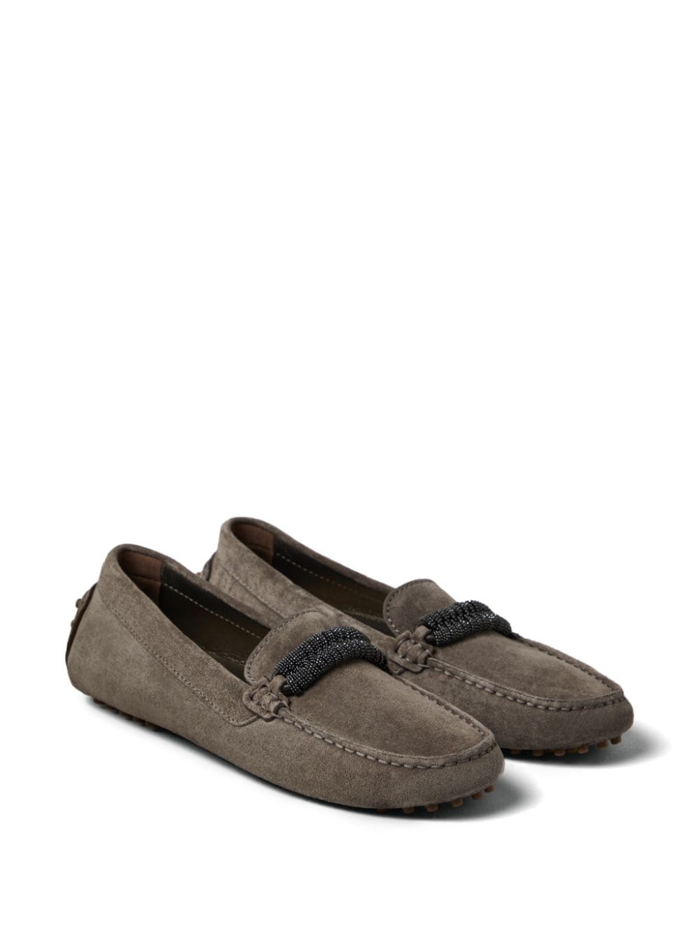 Brunello Cucinelli Flat Shoes Grey