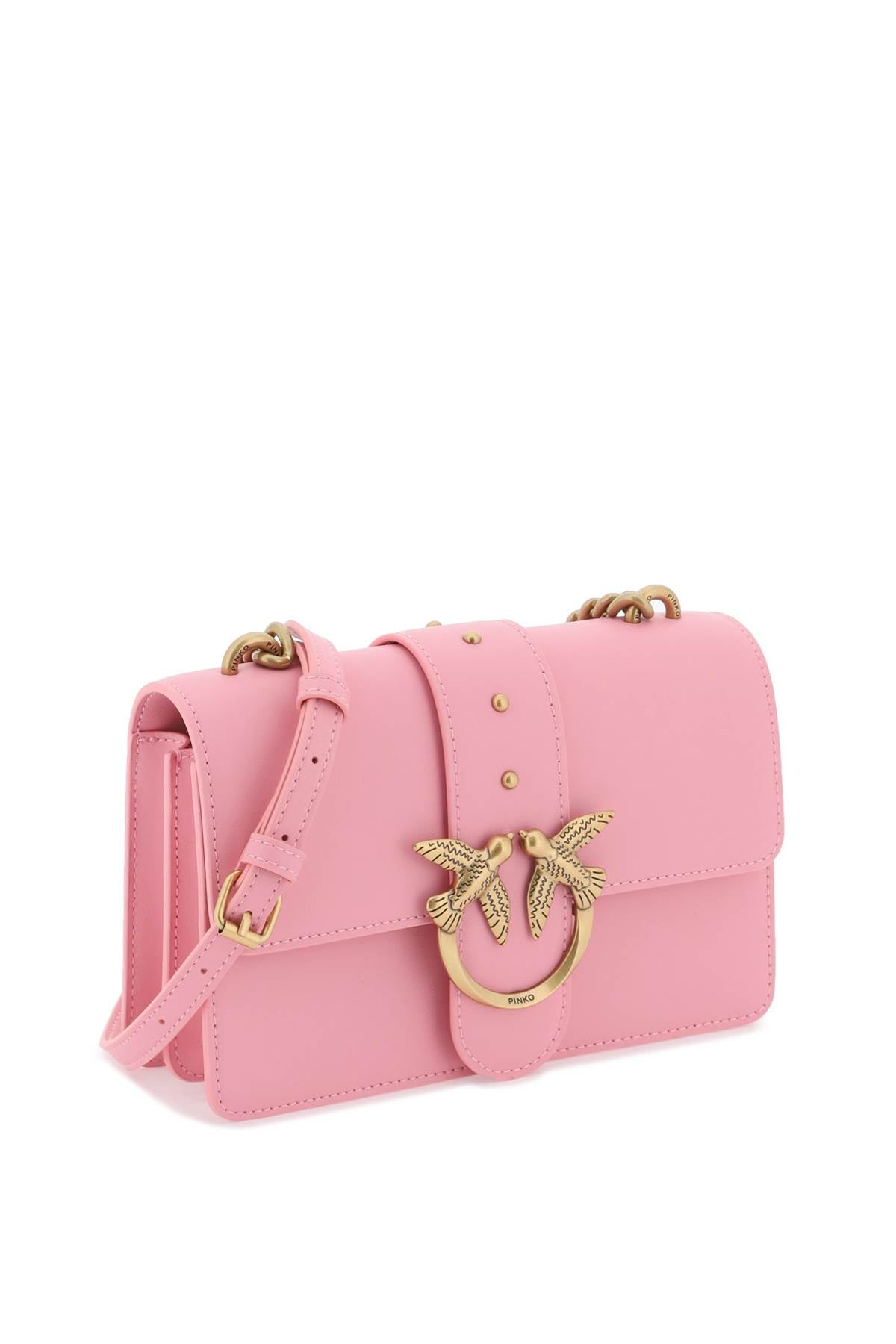 Pinko Classic Love Icon Simply Bag   Pink