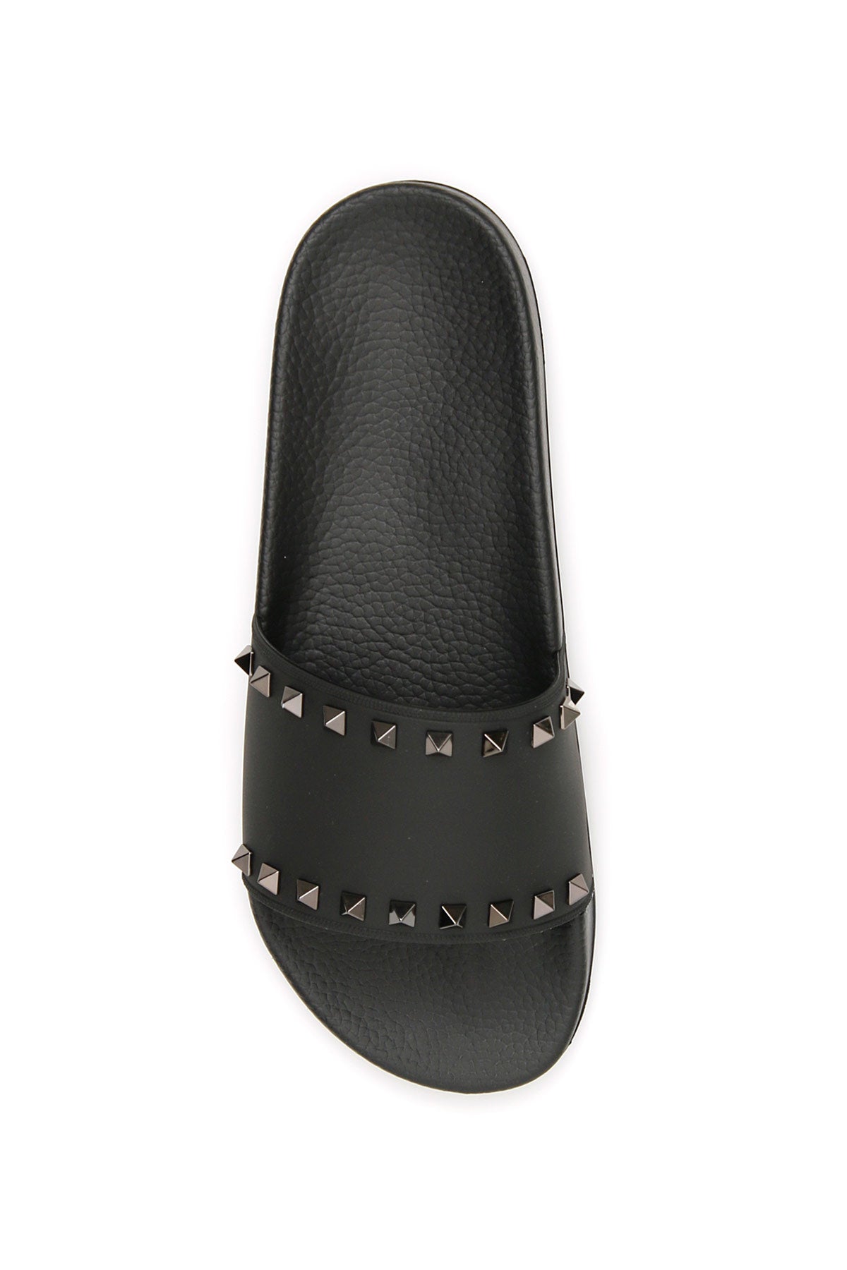 Valentino Garavani 'Rockstud' Slides   Black