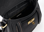 DIANA Italian Calf Leather Crossbody Bag by Visona'
