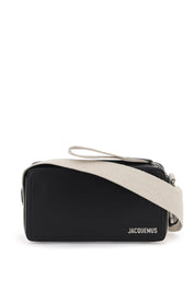 Jacquemus Le Cuerda Horizontal Crossbody Bag   Black