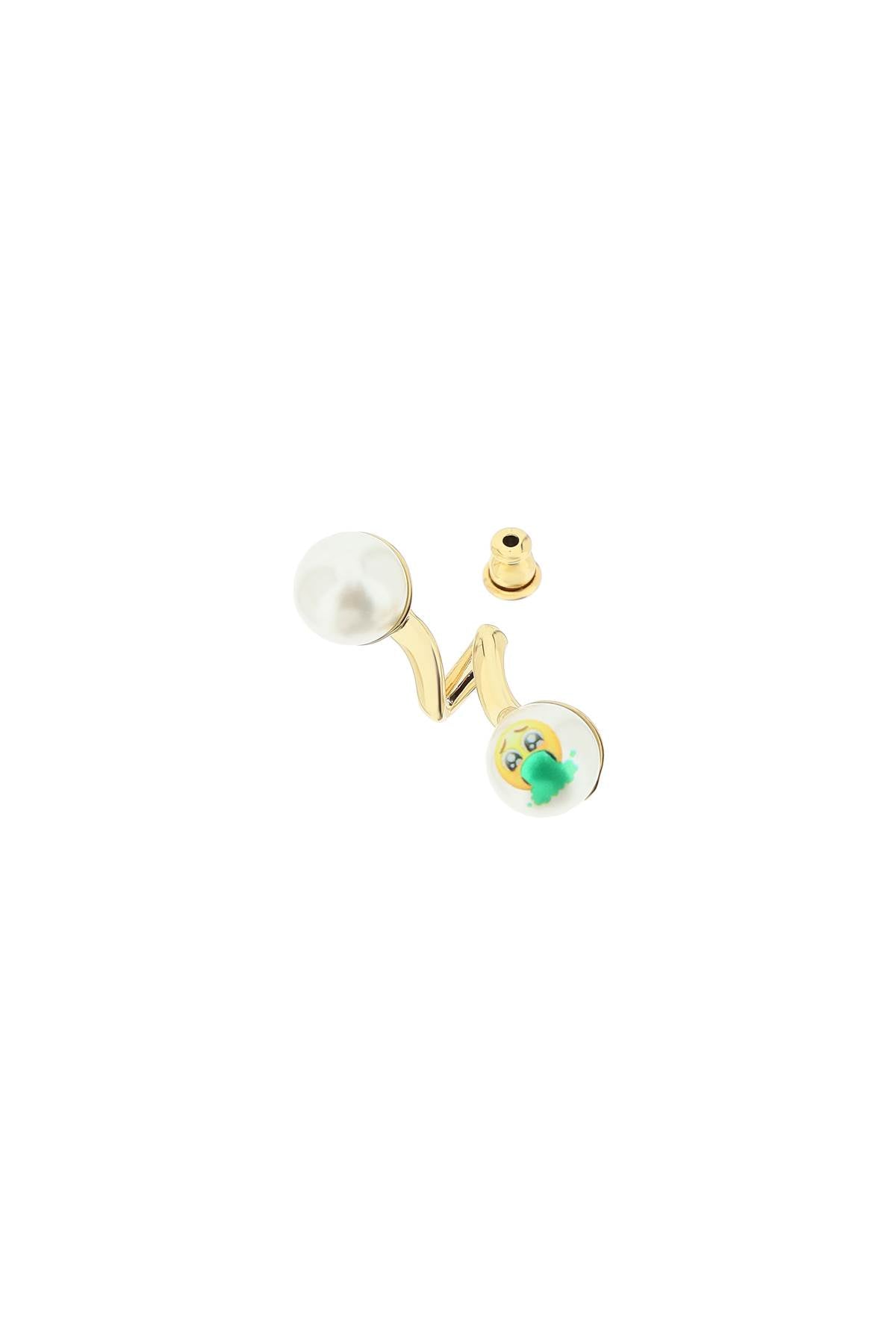 Saf Safu 'Not Kawaii' Single Earring   White