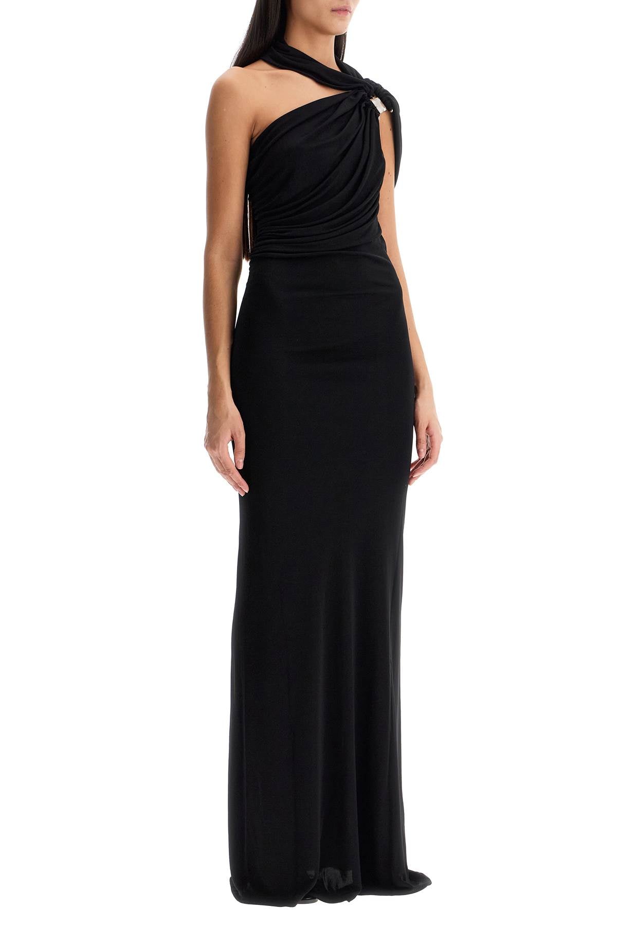 Christopher Esber asymmetric american neckline dress with asym