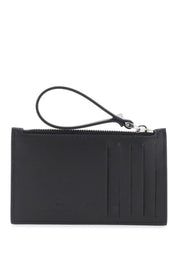 Valentino Garavani Leather Vltn Cardholder   Black