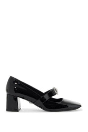 Versace "gianni Ribbon Patent Leather Dé   Black