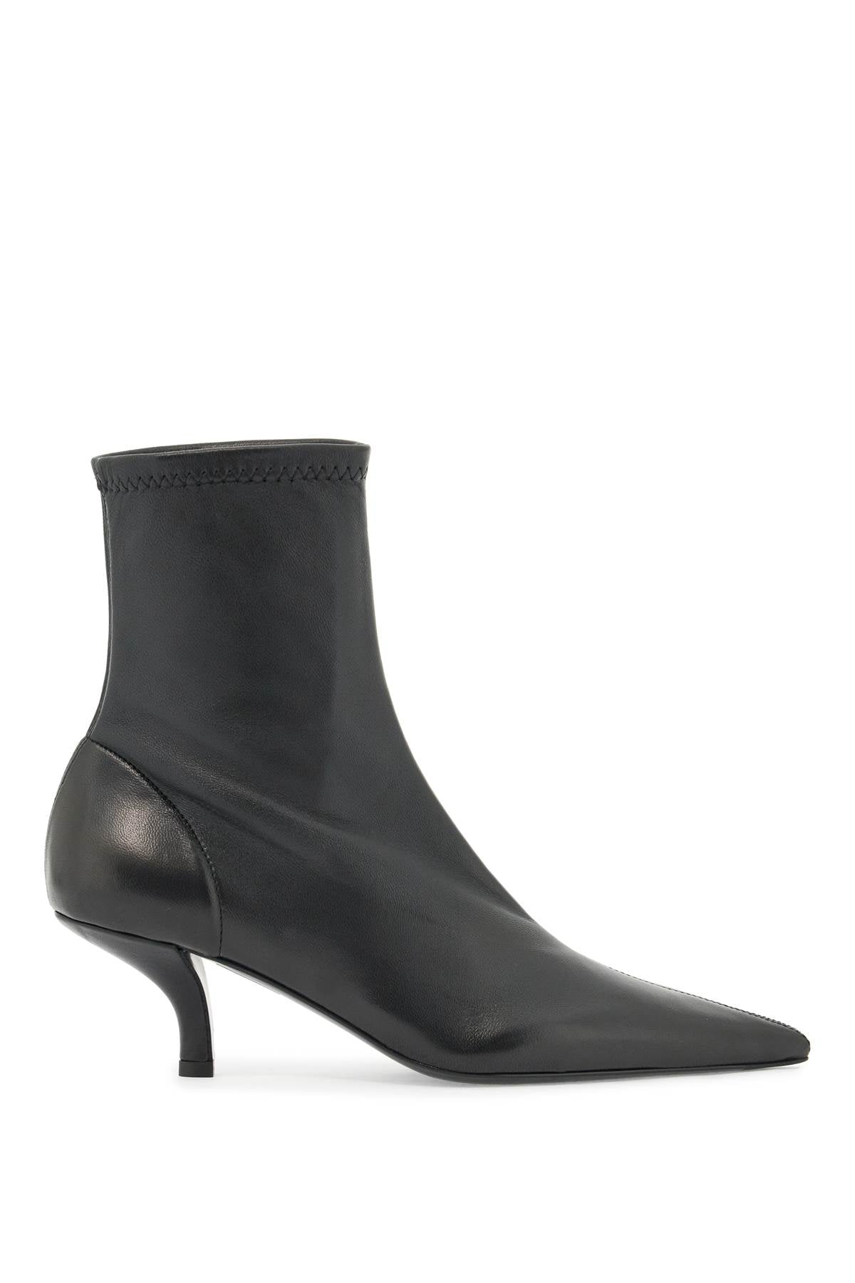 Toteme leather sock ankle boots