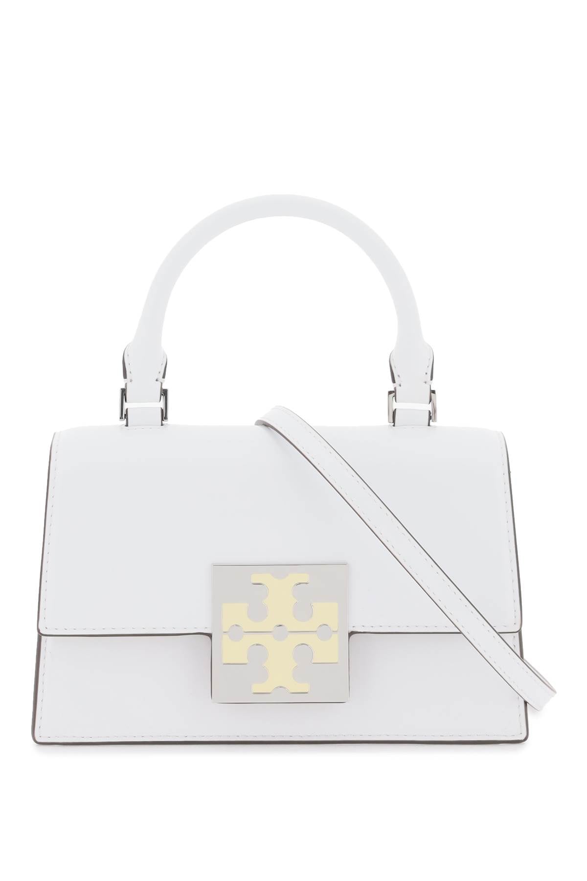 Tory Burch 'Bon Bon' Top Handle Mini Bag   White