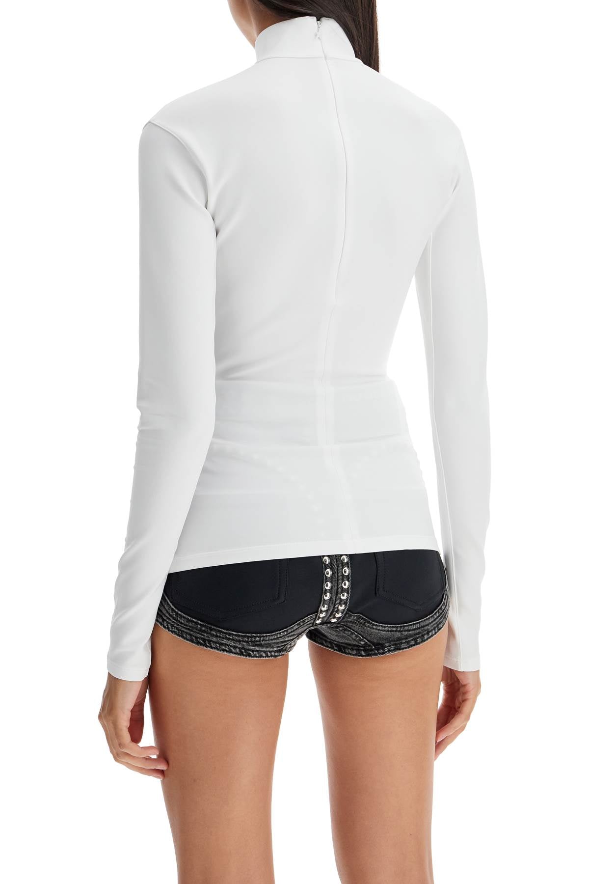 Mugler Mugler long-sleeved star top for