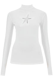 Mugler Mugler long-sleeved star top for