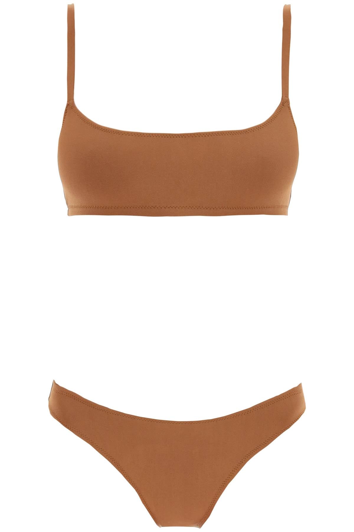 Lido Eleven Piece Bikini   Brown