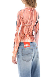 Diesel Clauzi Coated Top   Pink