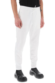 Moncler X Fragment Hiroshi Fujiwara Tapered Cotton Sweatpants   White