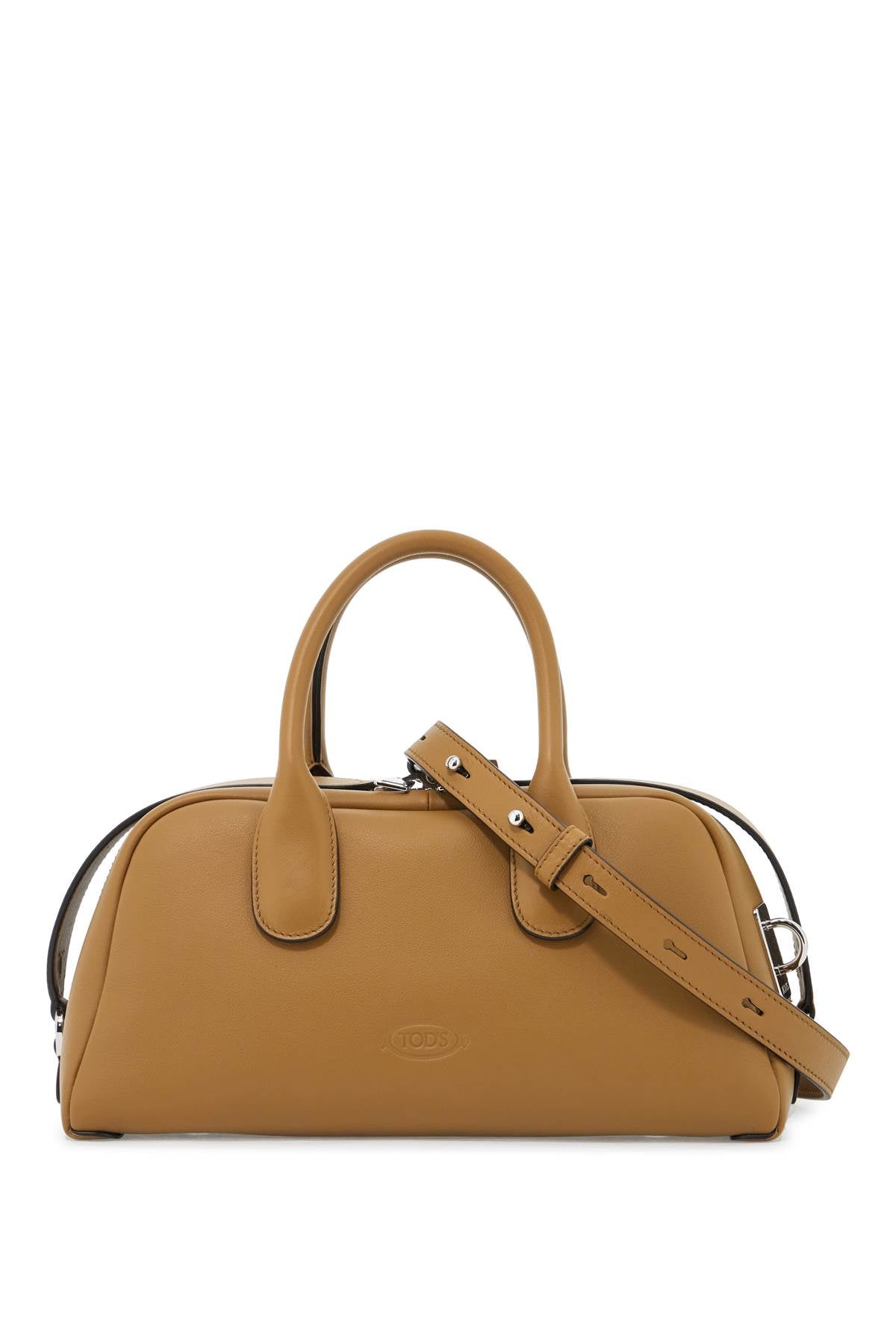 Tod's Smooth Leather Darsena Handbag   Neutral