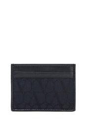 Valentino Garavani Toile Iconographer Card   Black