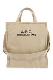 A.P.C. Récupération Canvas Shopping Bag   Beige