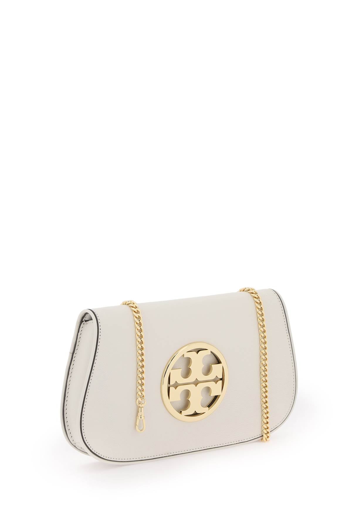 Tory Burch Reva Clutch   White