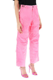 Darkpark Julia Cargo Pants   Fuchsia